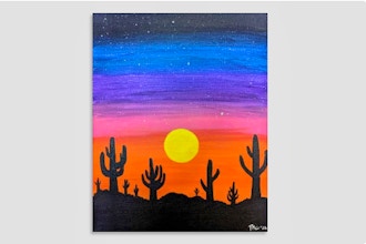 Paint and Sip: This Beautiful Arizona Sunset